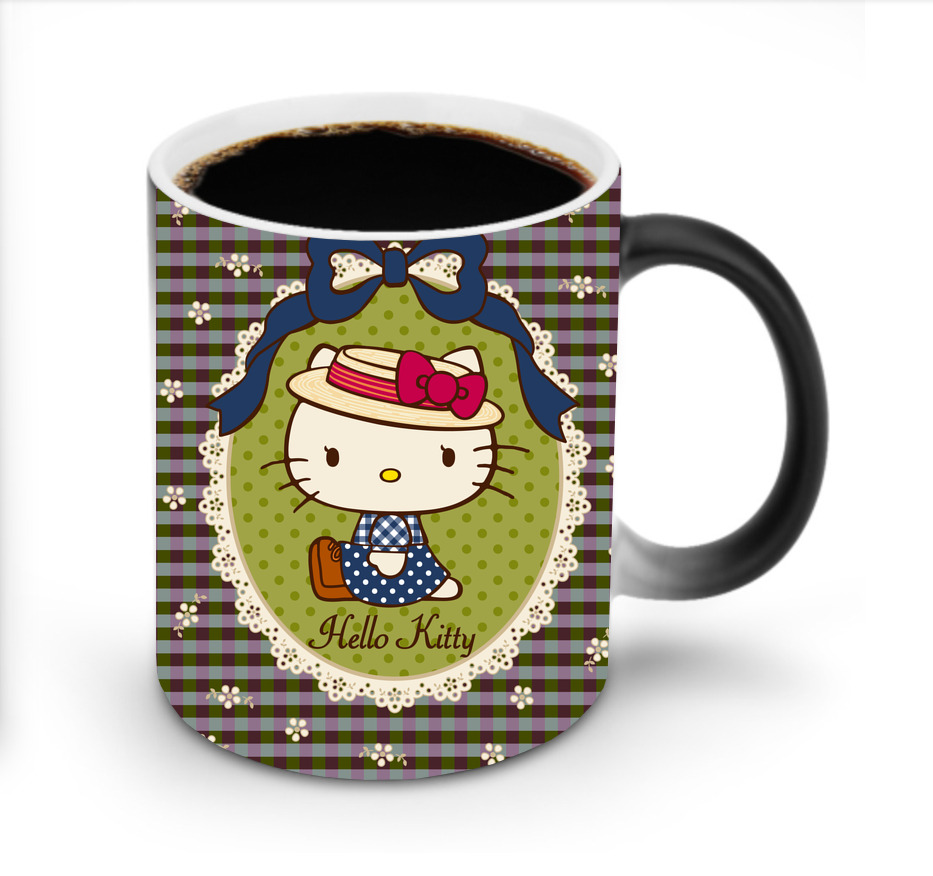 （画像用） Hello Kitty ハローキティ 温度変色マグカップ