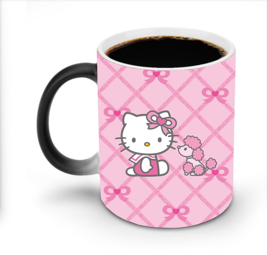 （画像用） Hello Kitty ハローキティ 温度変色マグカップ