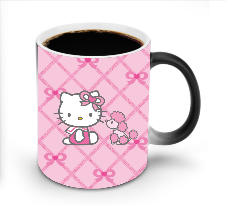 （画像用） Hello Kitty ハローキティ 温度変色マグカップ