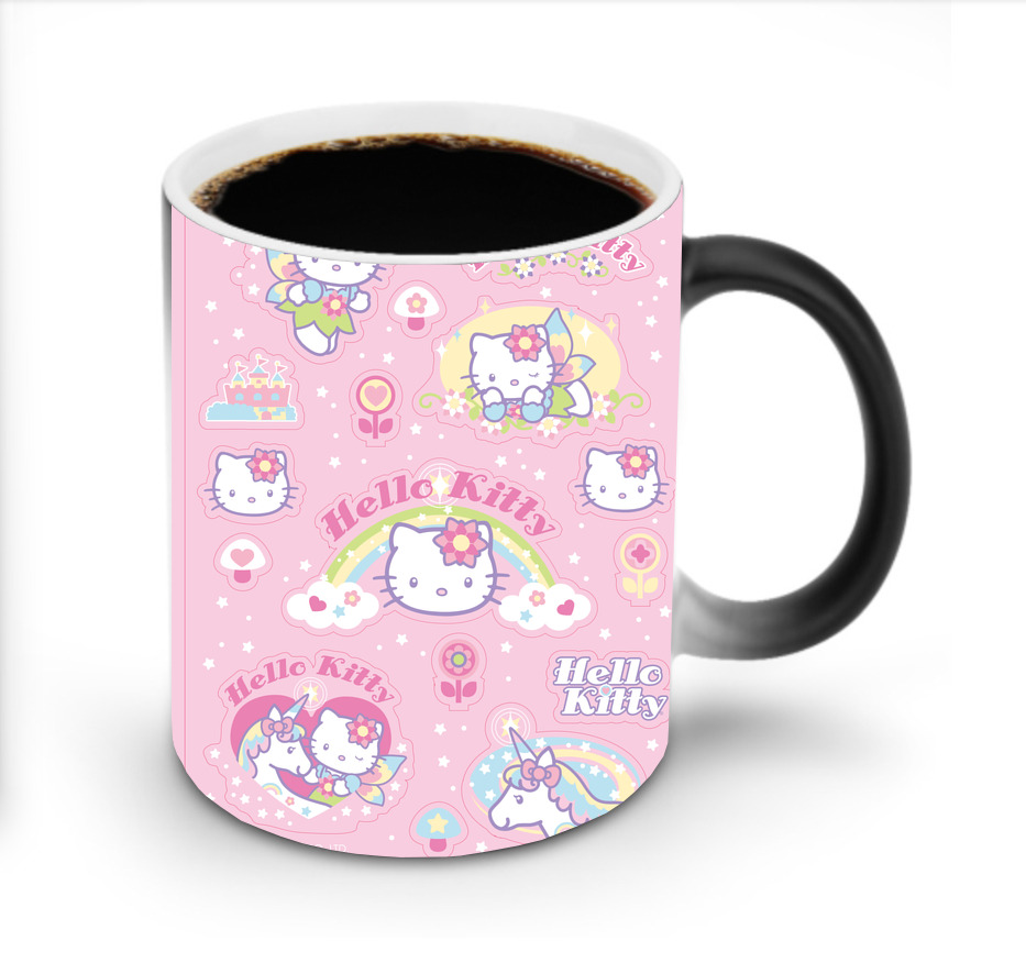 （画像用） Hello Kitty ハローキティ 温度変色マグカップ