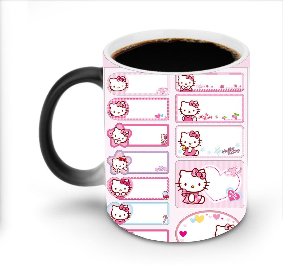（画像用） Hello Kitty ハローキティ 温度変色マグカップ