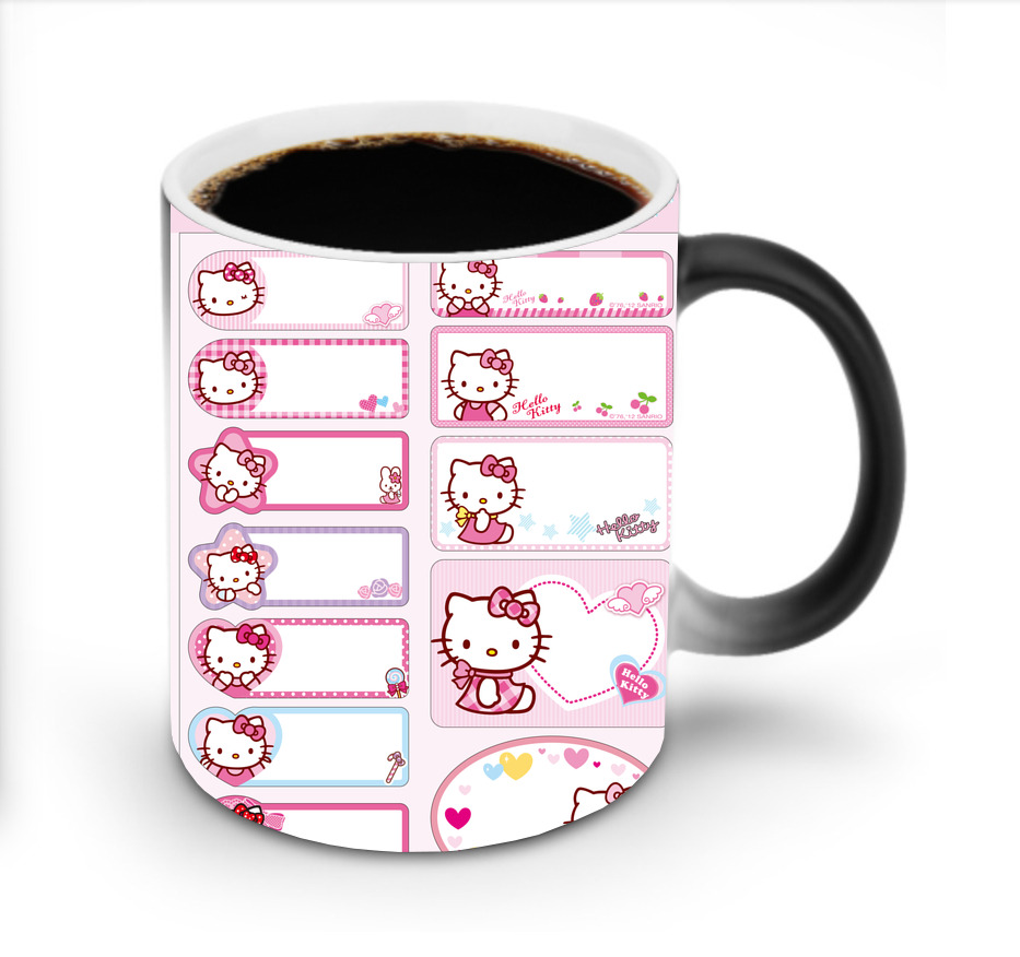 （画像用） Hello Kitty ハローキティ 温度変色マグカップ