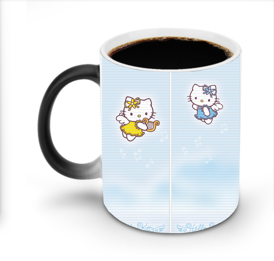 （画像用） Hello Kitty ハローキティ 温度変色マグカップ