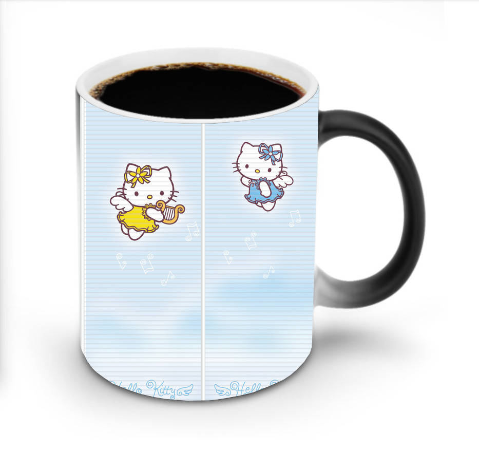（画像用） Hello Kitty ハローキティ 温度変色マグカップ