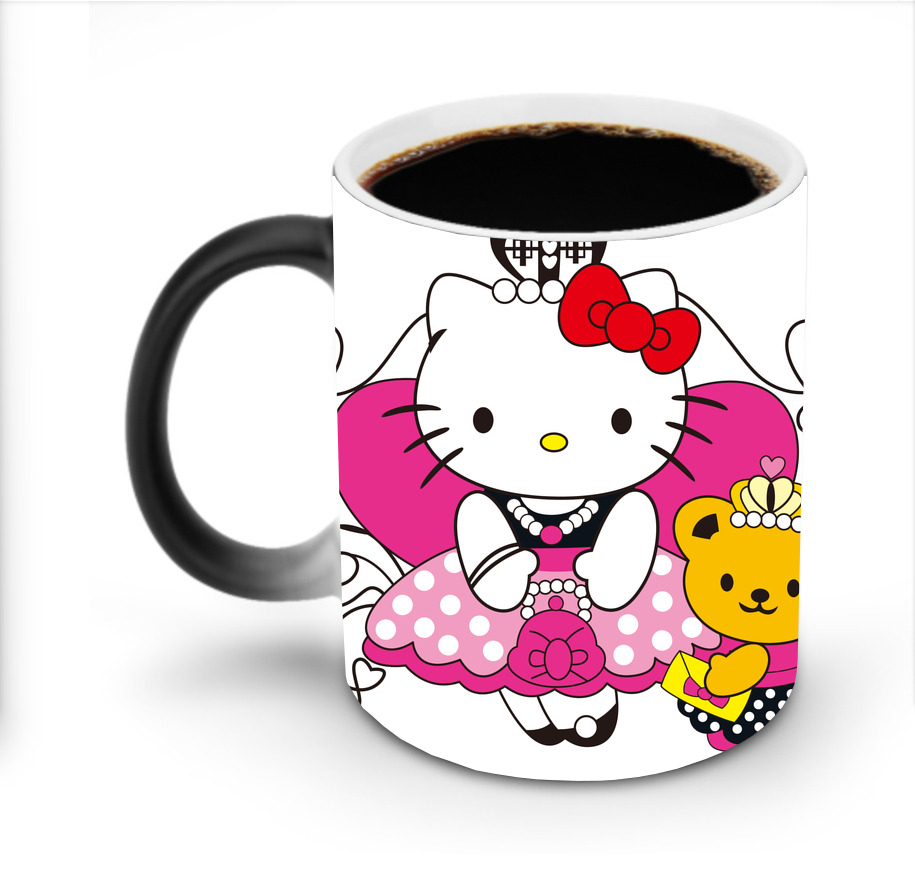 （画像用） Hello Kitty ハローキティ 温度変色マグカップ