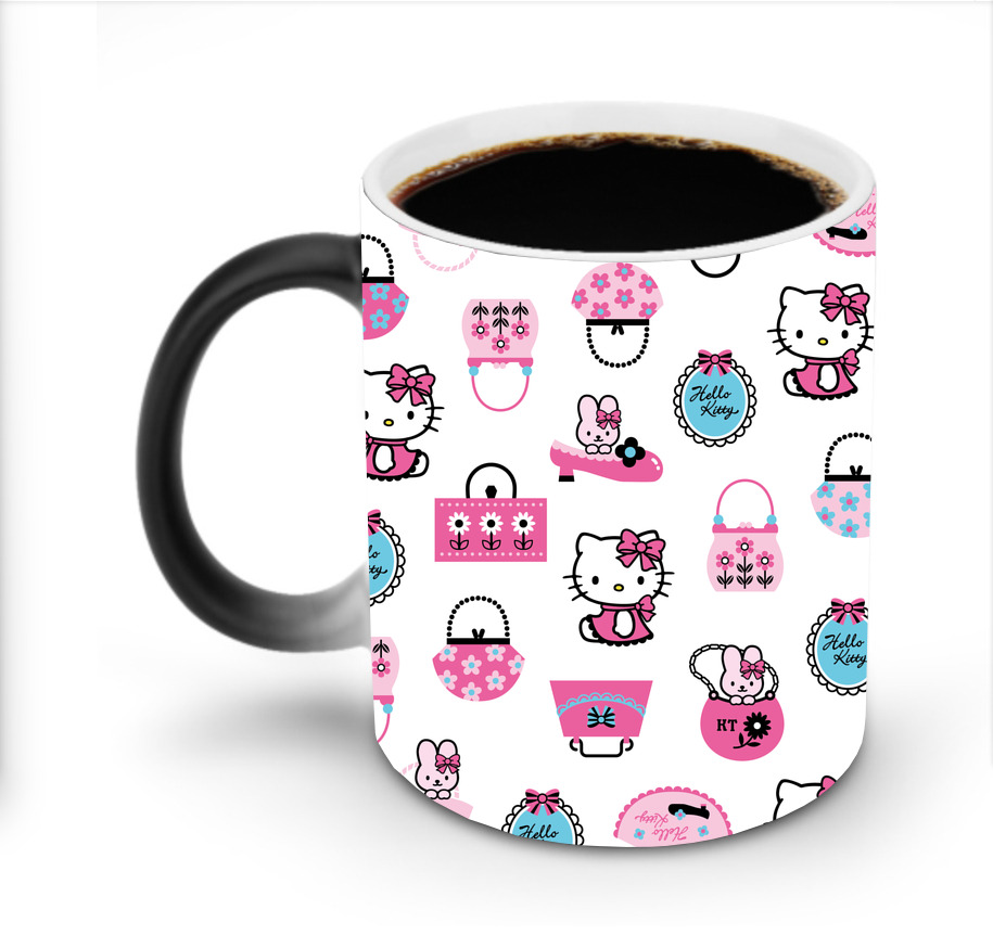 （画像用） Hello Kitty ハローキティ 温度変色マグカップ