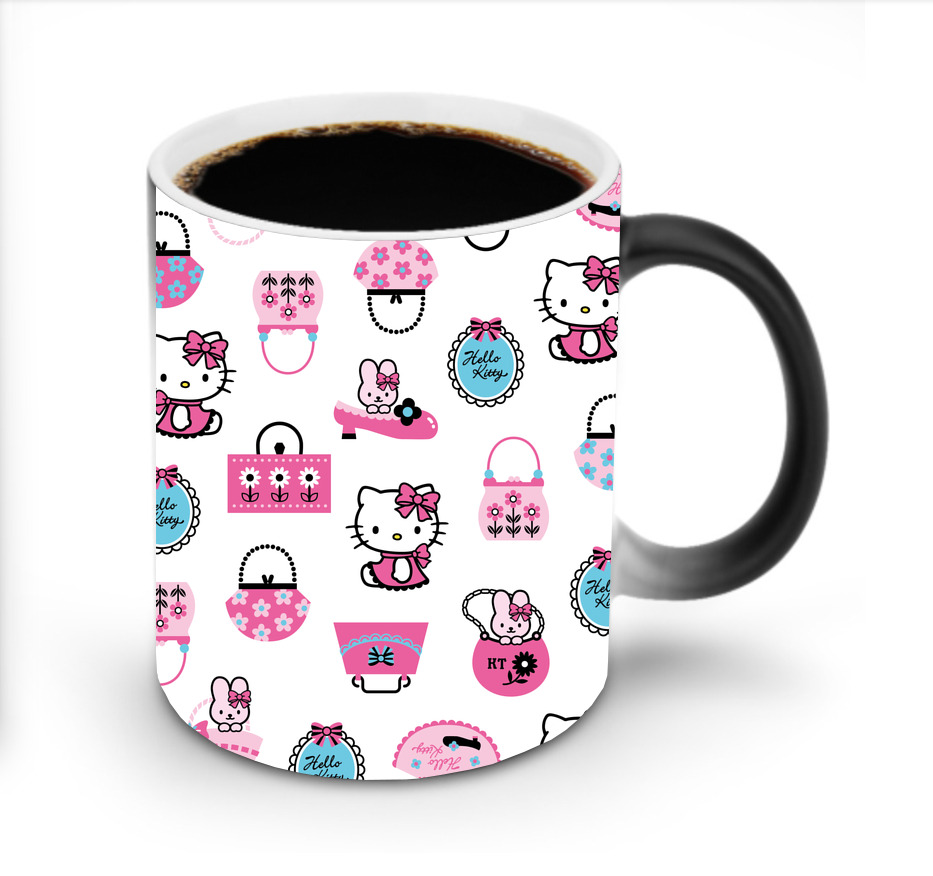 （画像用） Hello Kitty ハローキティ 温度変色マグカップ