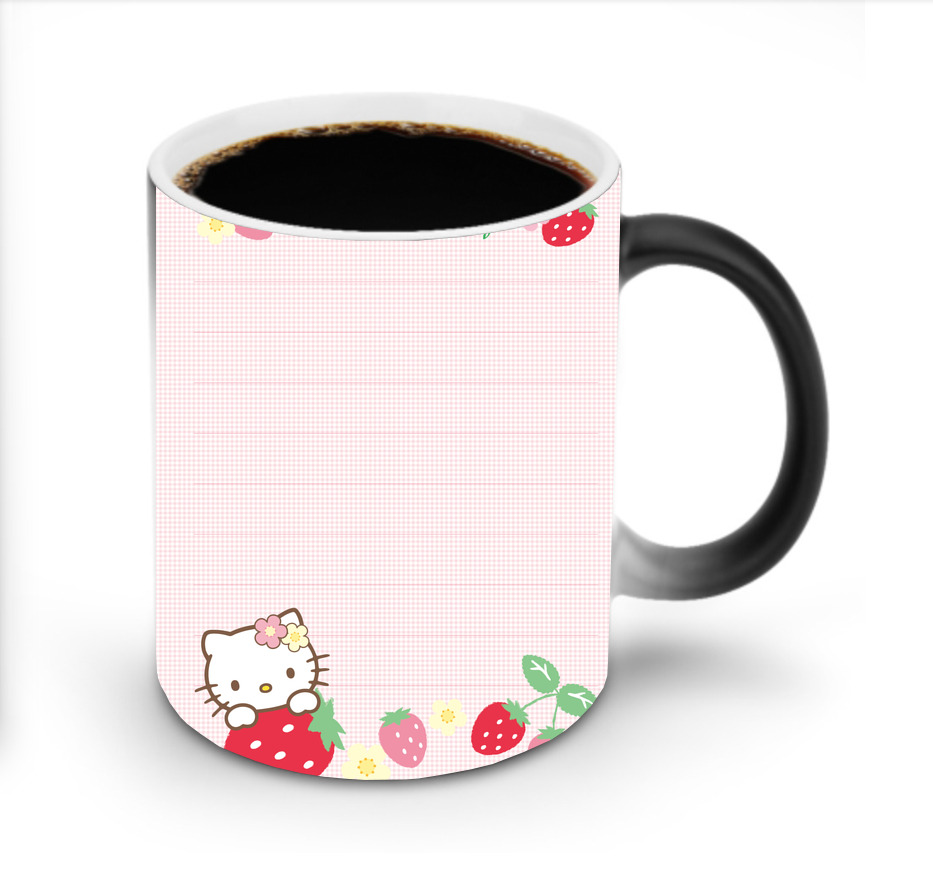 （画像用） Hello Kitty ハローキティ 温度変色マグカップ