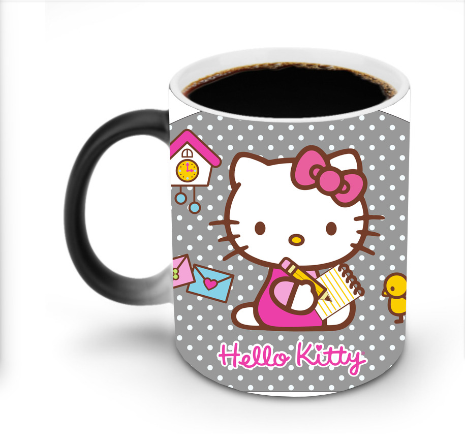 （画像用） Hello Kitty ハローキティ 温度変色マグカップ