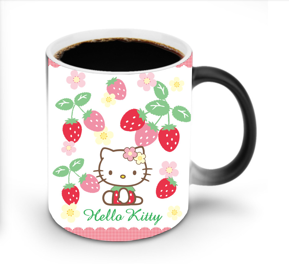 （画像用） Hello Kitty ハローキティ 温度変色マグカップ