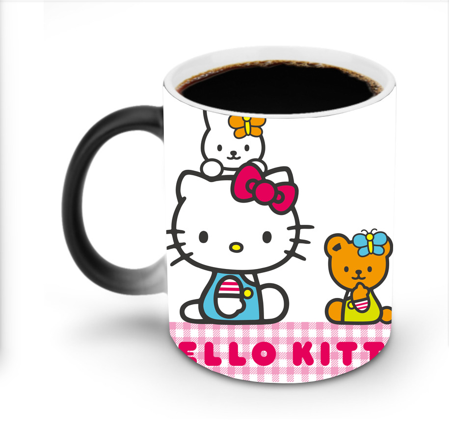 （画像用） Hello Kitty ハローキティ 温度変色マグカップ