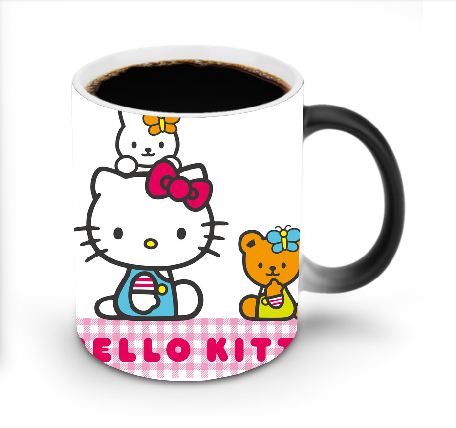 （画像用） Hello Kitty ハローキティ 温度変色マグカップ