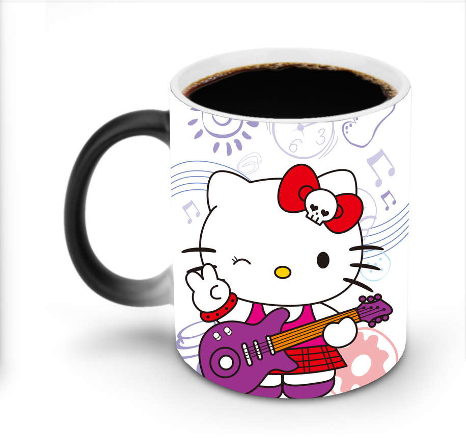 （画像用） Hello Kitty ハローキティ 温度変色マグカップ