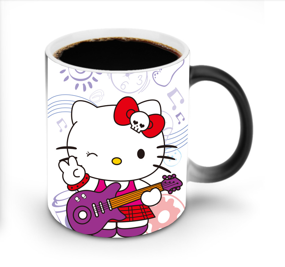 （画像用） Hello Kitty ハローキティ 温度変色マグカップ