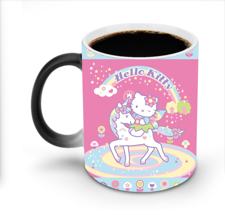 （画像用） Hello Kitty ハローキティ 温度変色マグカップ