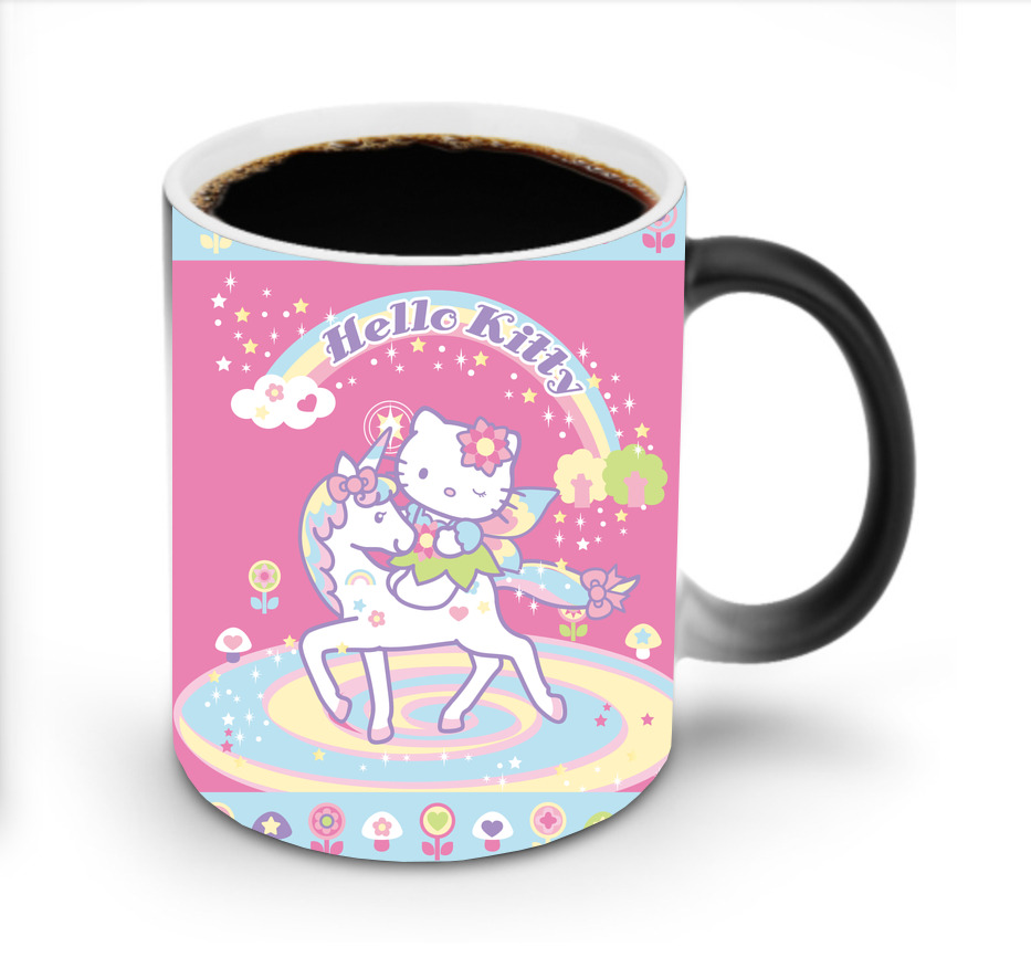 （画像用） Hello Kitty ハローキティ 温度変色マグカップ