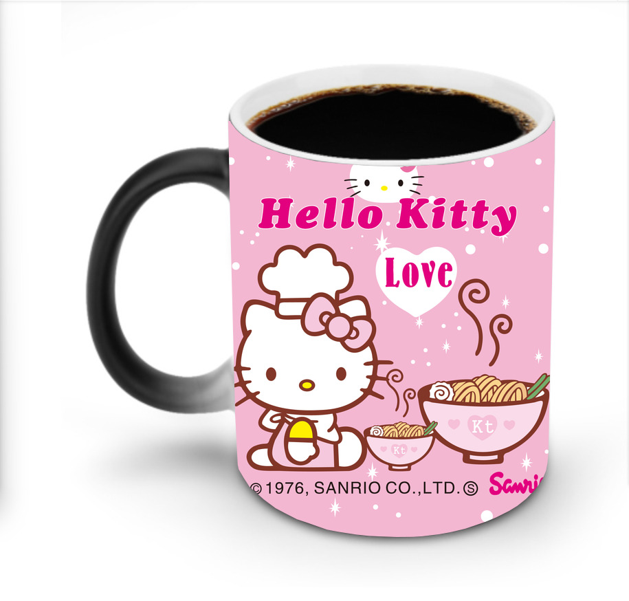 （画像用） Hello Kitty ハローキティ 温度変色マグカップ