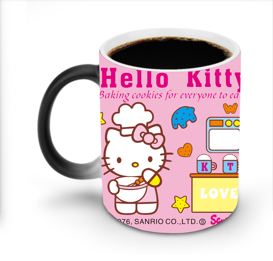 （画像用） Hello Kitty ハローキティ 温度変色マグカップ