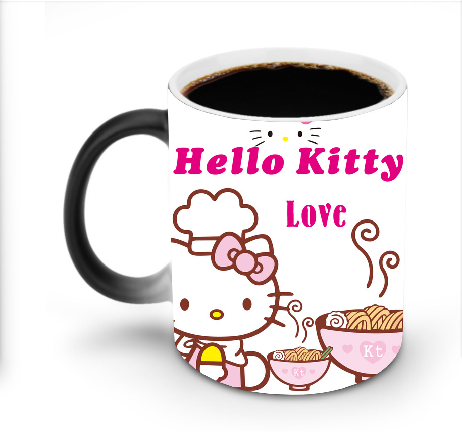 （画像用） Hello Kitty ハローキティ 温度変色マグカップ