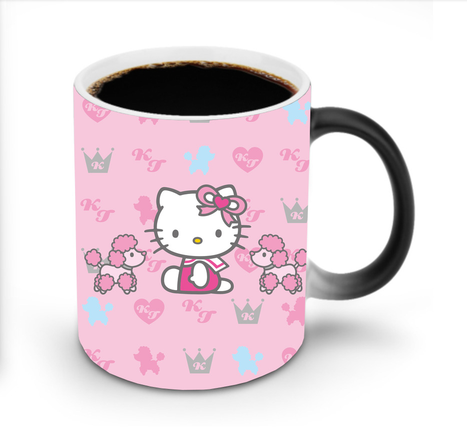 （画像用） Hello Kitty ハローキティ 温度変色マグカップ