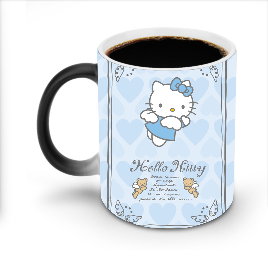 （画像用） Hello Kitty ハローキティ 温度変色マグカップ
