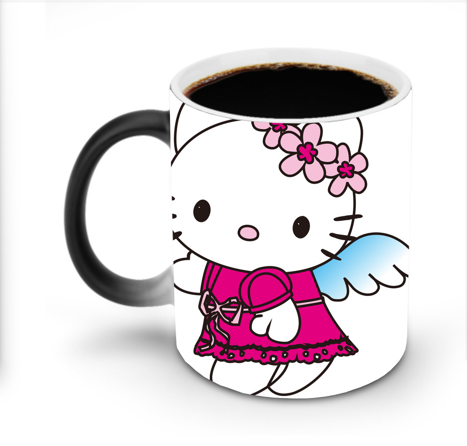 （画像用） Hello Kitty ハローキティ 温度変色マグカップ