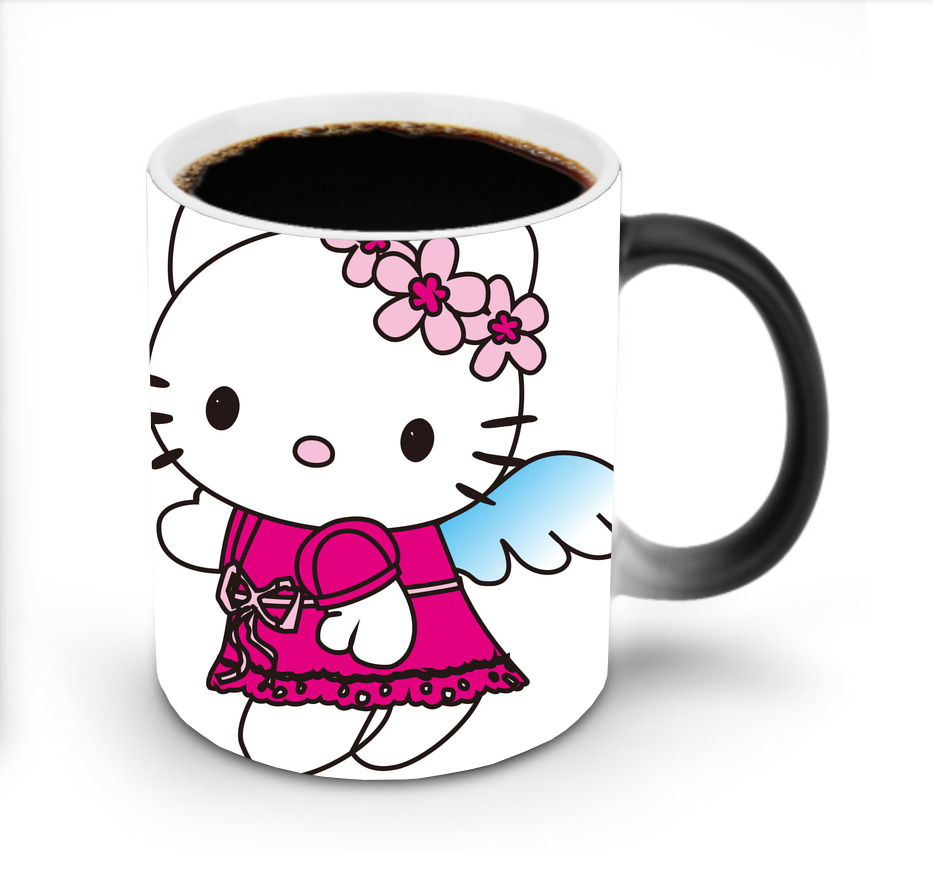 （画像用） Hello Kitty ハローキティ 温度変色マグカップ