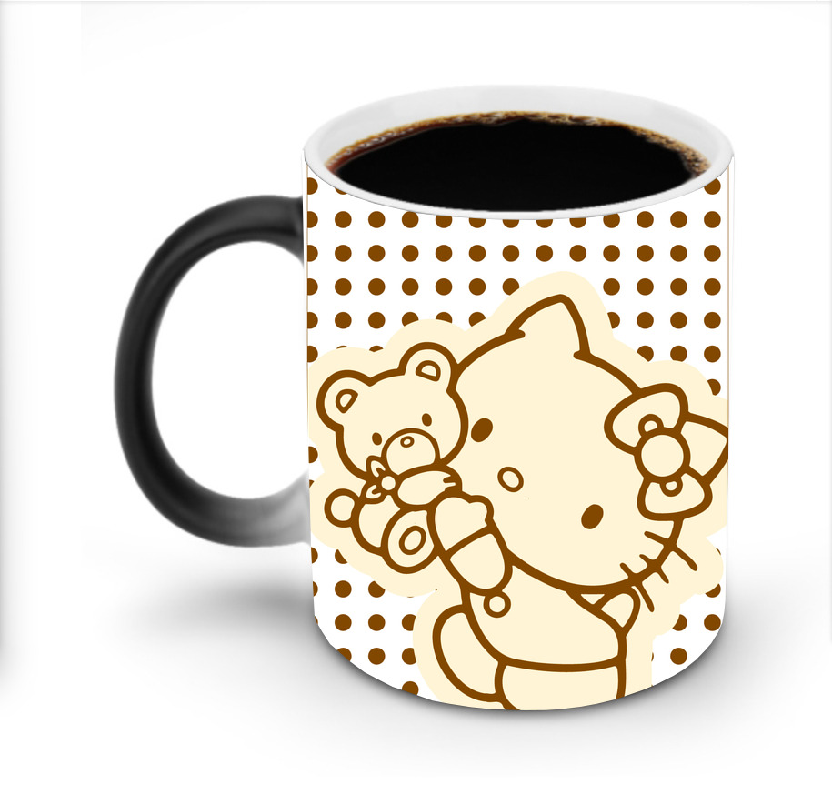 （画像用） Hello Kitty ハローキティ 温度変色マグカップ