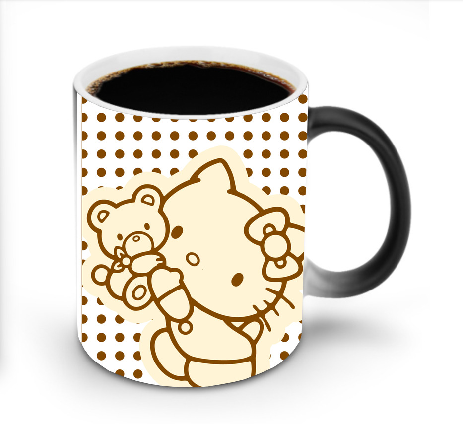 （画像用） Hello Kitty ハローキティ 温度変色マグカップ
