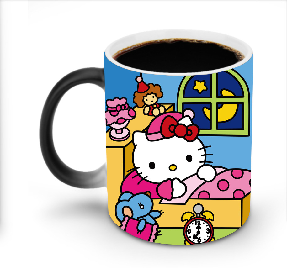 （画像用） Hello Kitty ハローキティ 温度変色マグカップ