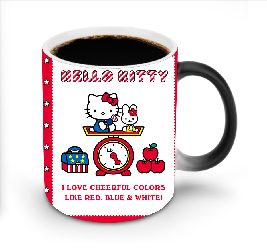 （画像用） Hello Kitty ハローキティ 温度変色マグカップ