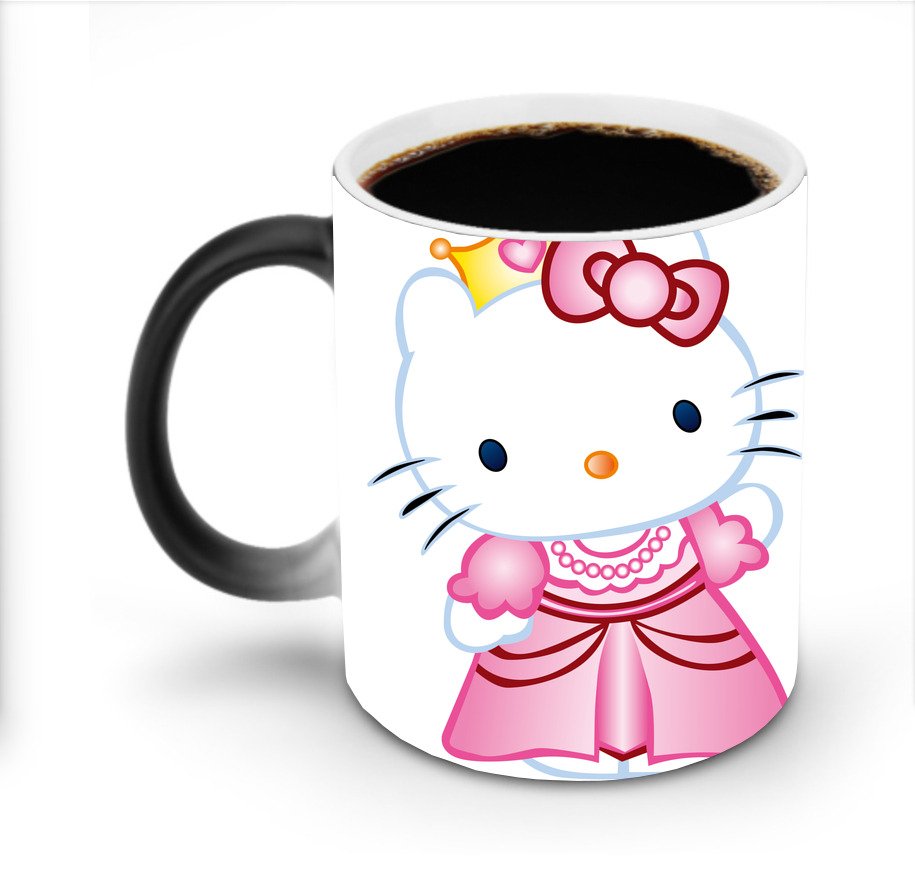 （画像用） Hello Kitty ハローキティ 温度変色マグカップ