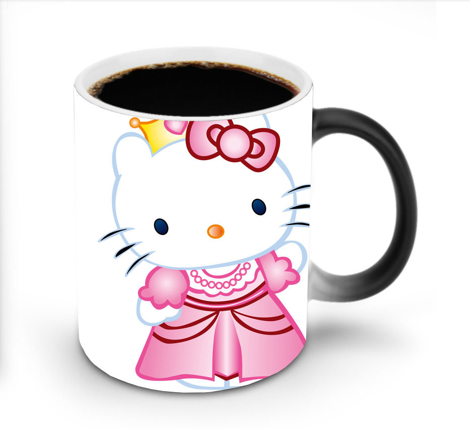（画像用） Hello Kitty ハローキティ 温度変色マグカップ