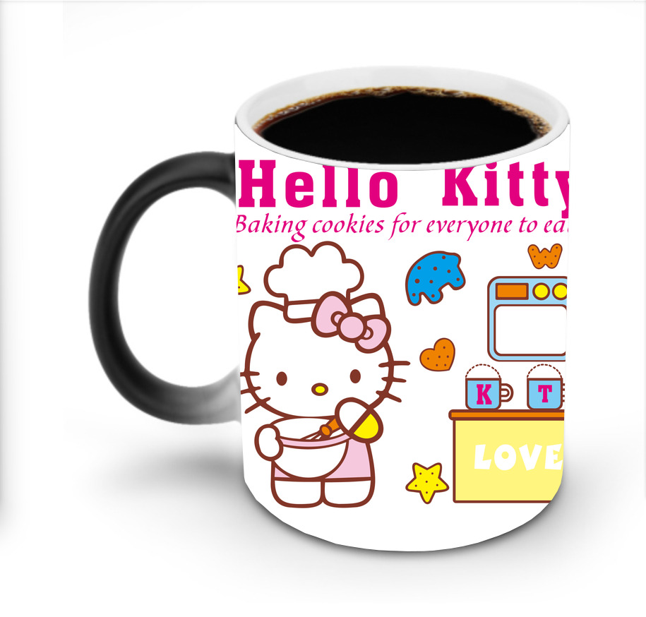 （画像用） Hello Kitty ハローキティ 温度変色マグカップ