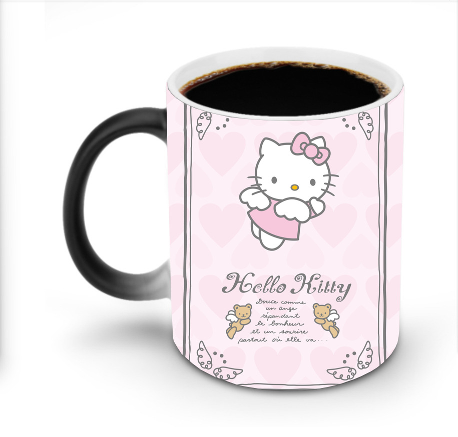 （画像用） Hello Kitty ハローキティ 温度変色マグカップ
