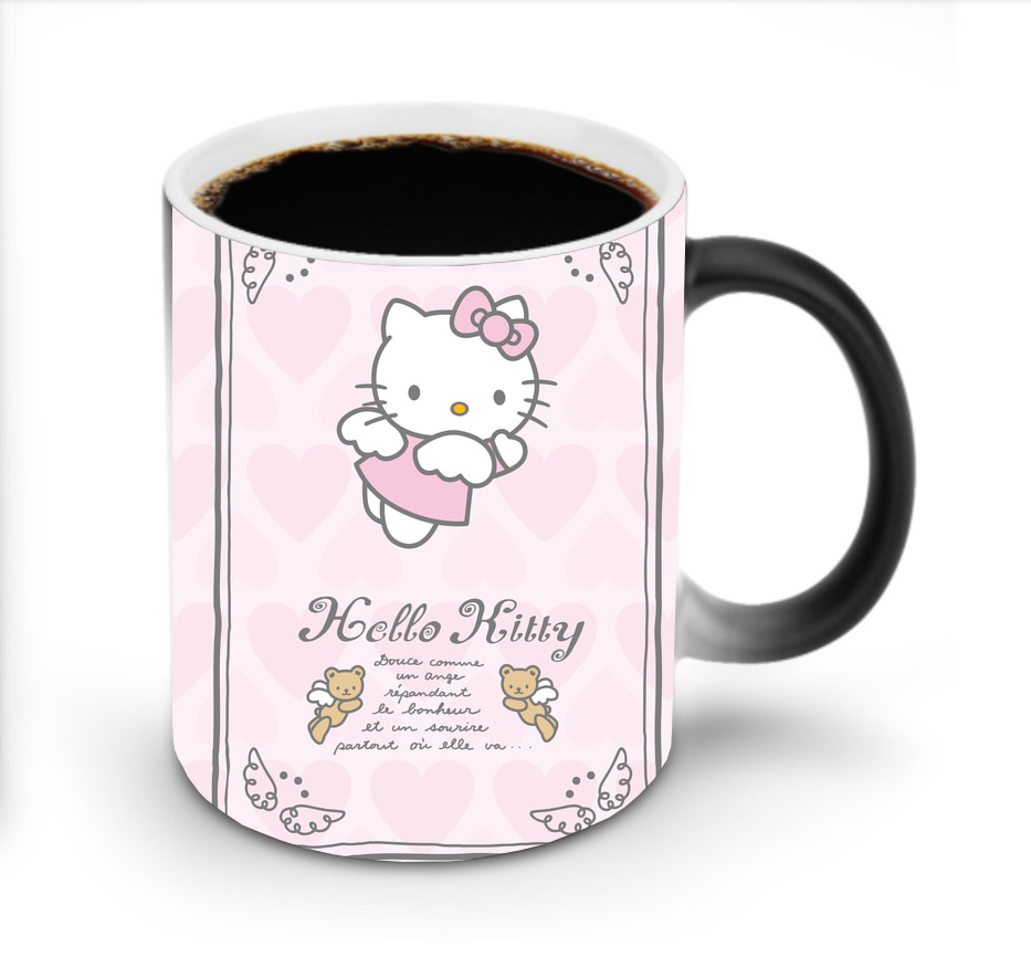（画像用） Hello Kitty ハローキティ 温度変色マグカップ