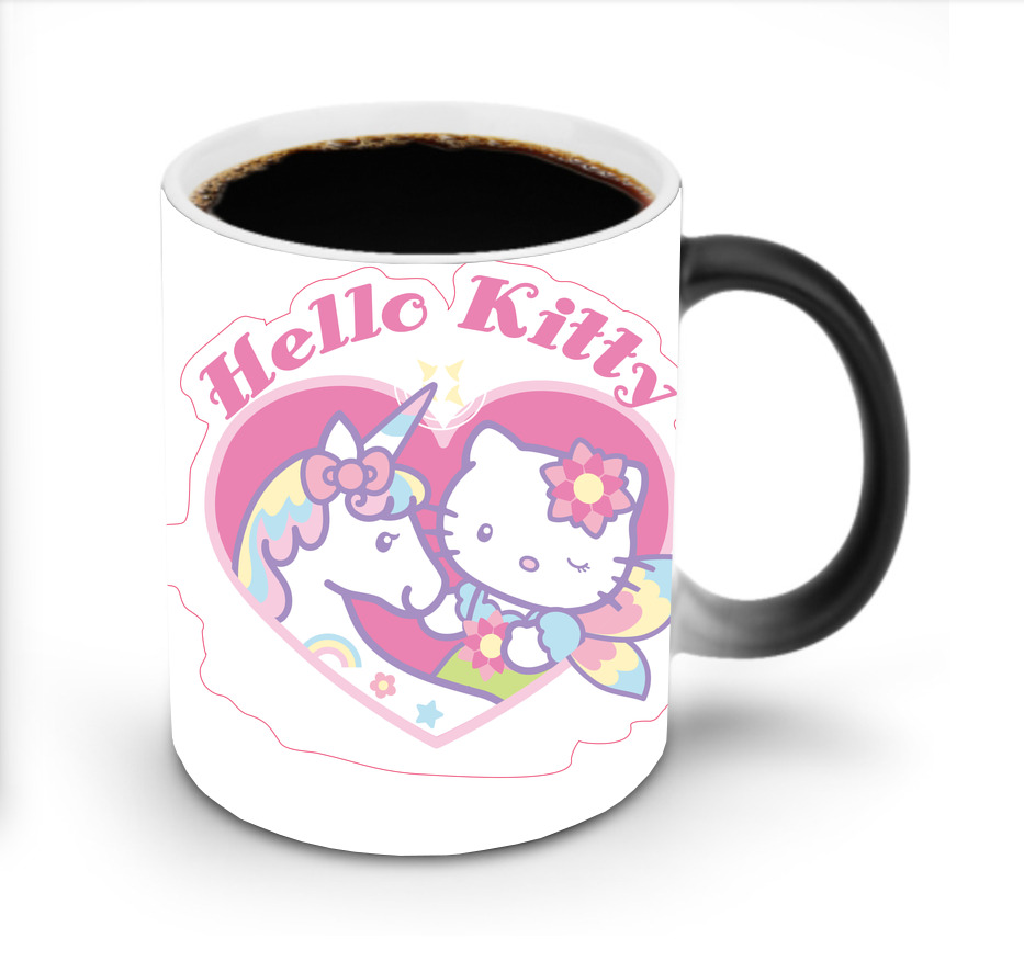 （画像用） Hello Kitty ハローキティ 温度変色マグカップ