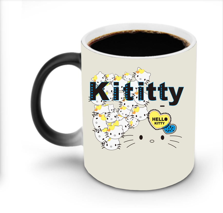（画像用） Hello Kitty ハローキティ 温度変色マグカップ