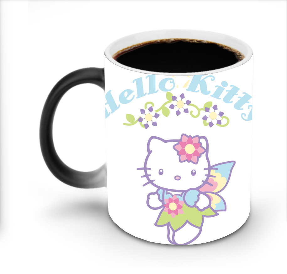 （画像用） Hello Kitty ハローキティ 温度変色マグカップ
