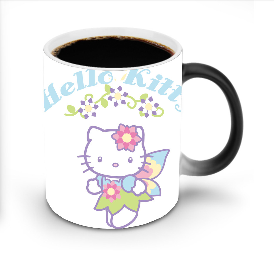（画像用） Hello Kitty ハローキティ 温度変色マグカップ