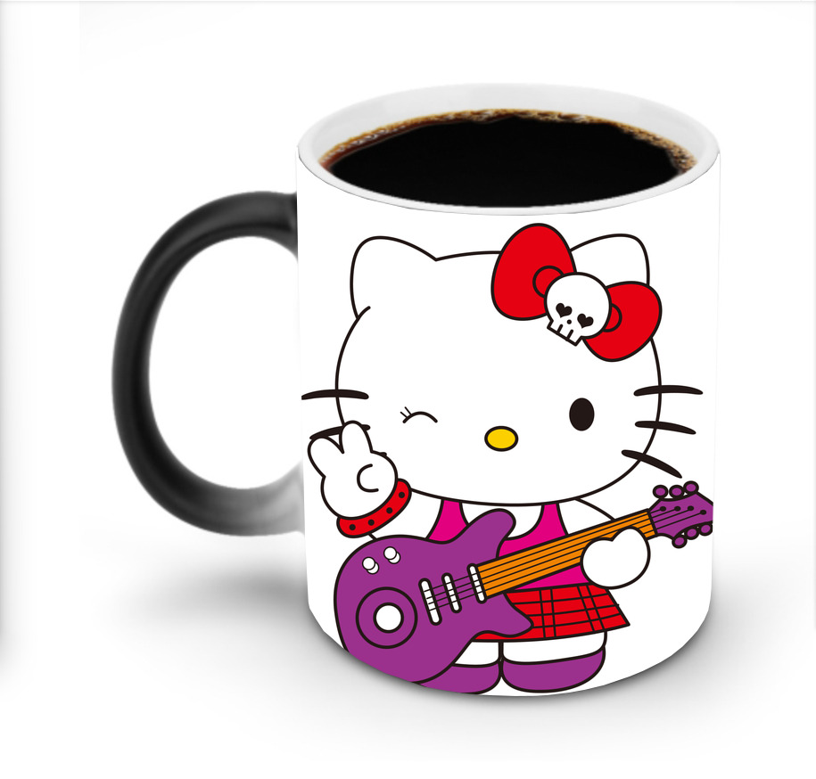 （画像用） Hello Kitty ハローキティ 温度変色マグカップ