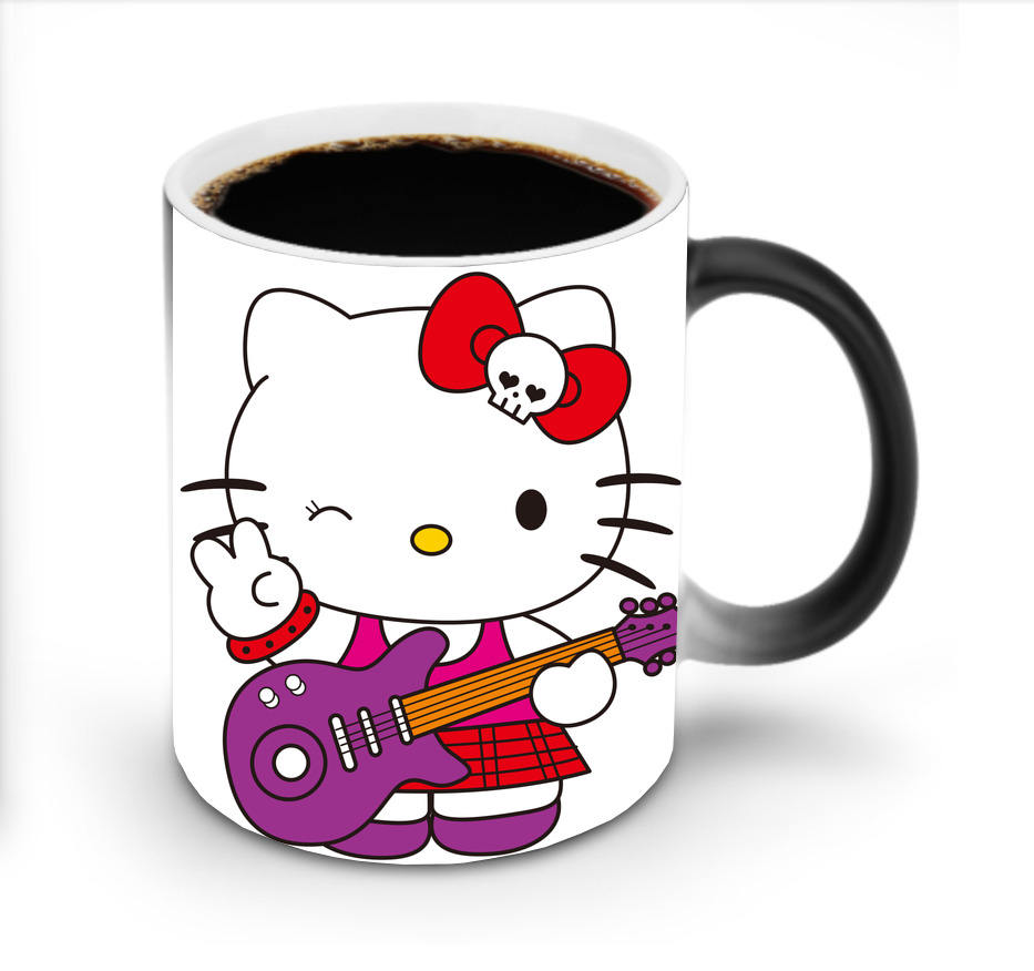 （画像用） Hello Kitty ハローキティ 温度変色マグカップ