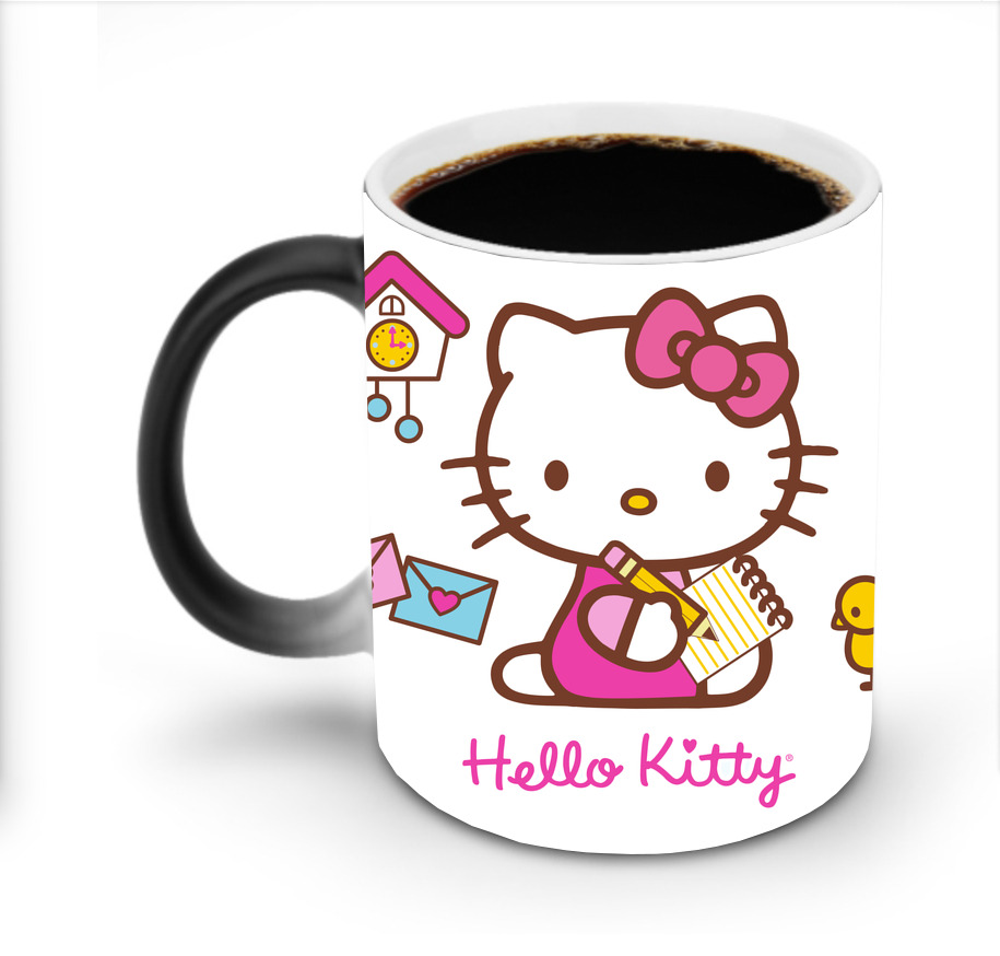 （画像用） Hello Kitty ハローキティ 温度変色マグカップ