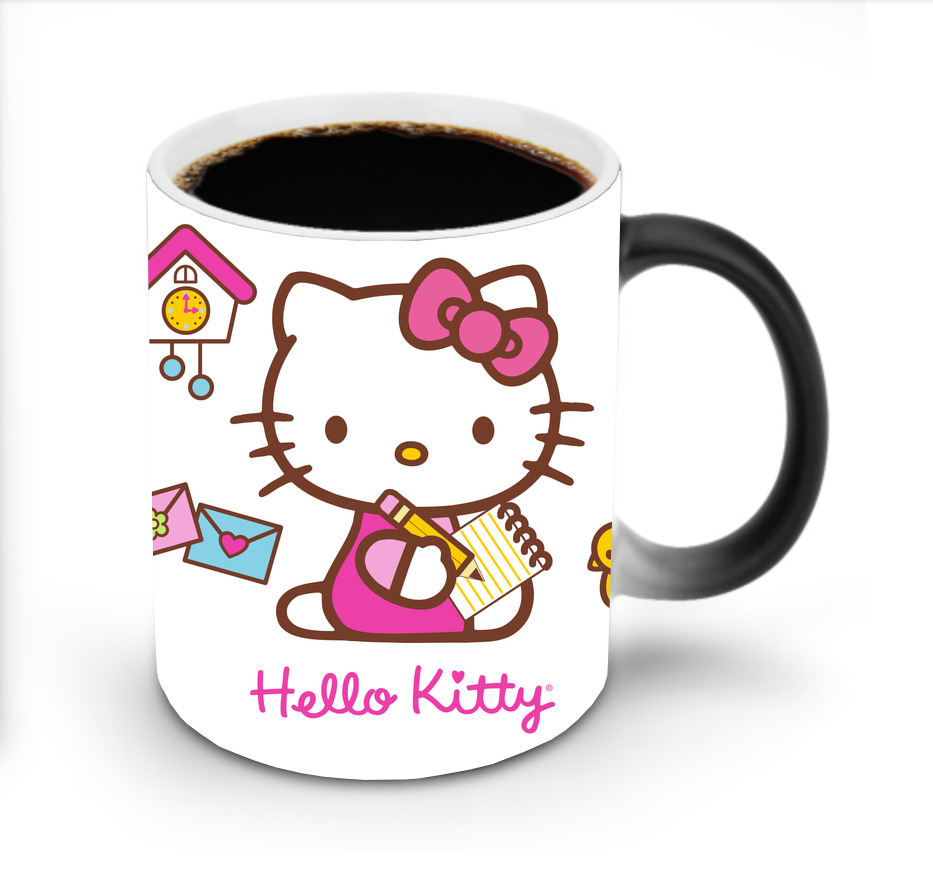 （画像用） Hello Kitty ハローキティ 温度変色マグカップ