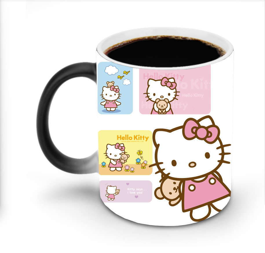 （画像用） Hello Kitty ハローキティ 温度変色マグカップ