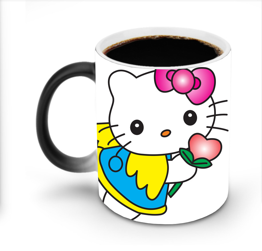 （画像用） Hello Kitty ハローキティ 温度変色マグカップ