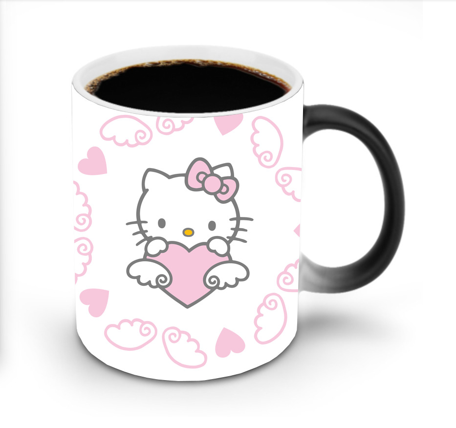 （画像用） Hello Kitty ハローキティ 温度変色マグカップ