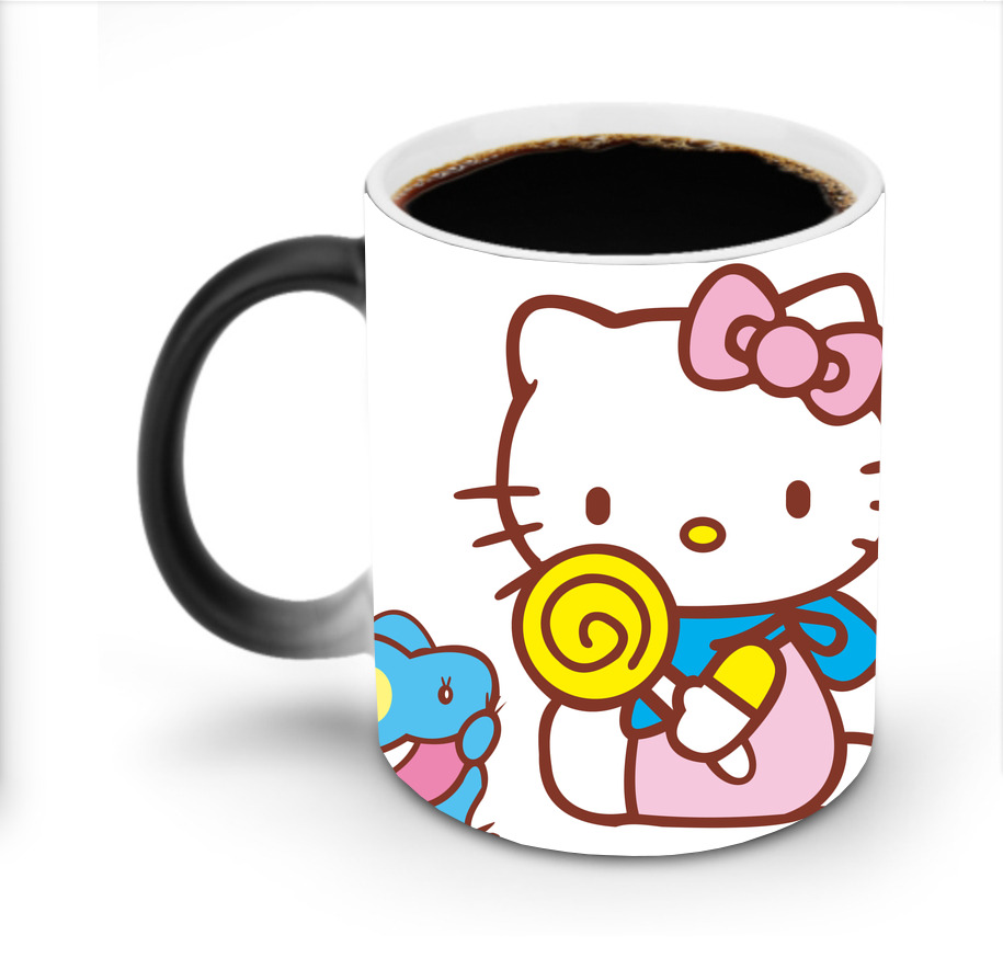 （画像用） Hello Kitty ハローキティ 温度変色マグカップ
