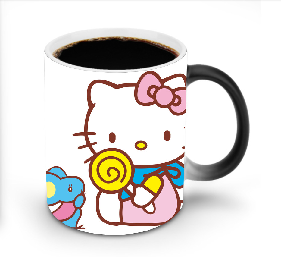 （画像用） Hello Kitty ハローキティ 温度変色マグカップ