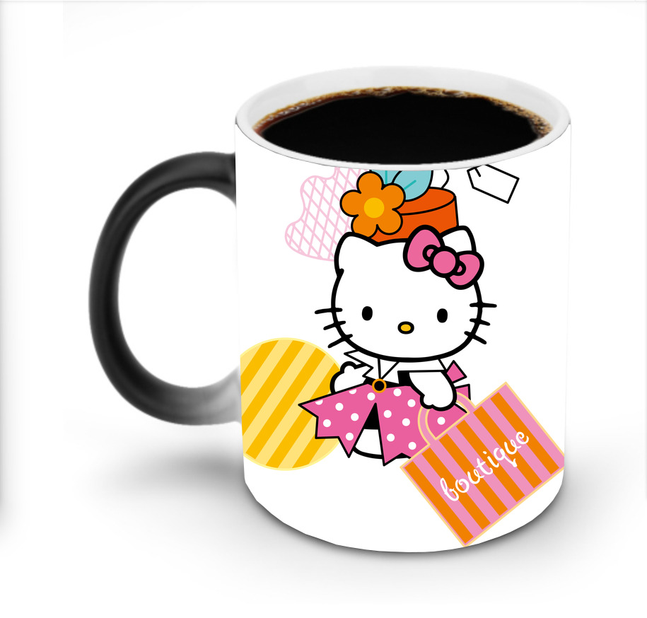 （画像用） Hello Kitty ハローキティ 温度変色マグカップ